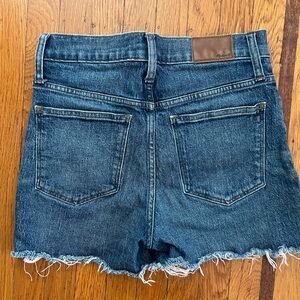 Madewell classic straight jean short 27 EUC cutoffs denim Coldbrook high rise